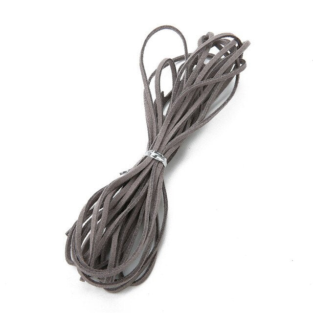 Cordón De Gamuza Plano