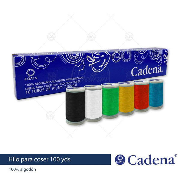 Hilo De Coser Cadena 100yd 91 Colores Disponibles